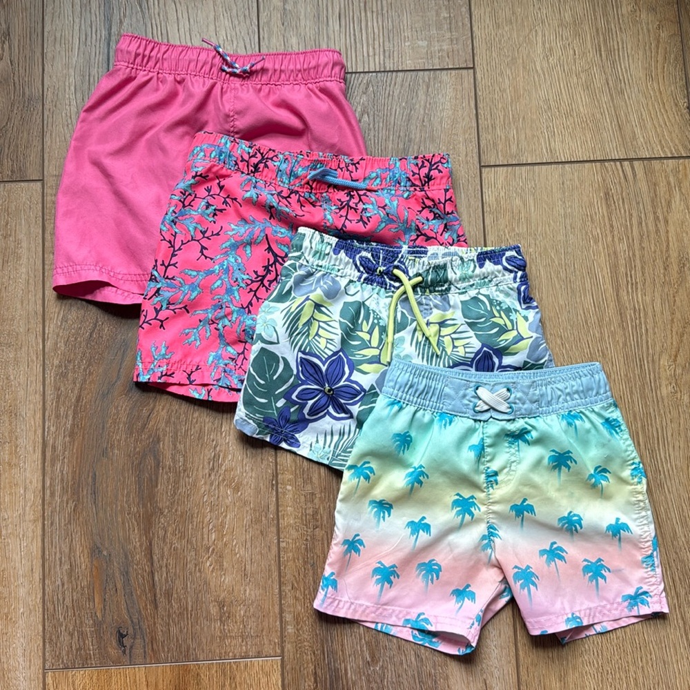 Boy 3T Swim Trunk Bundle… Cat & Jack, Carters & Old Navy